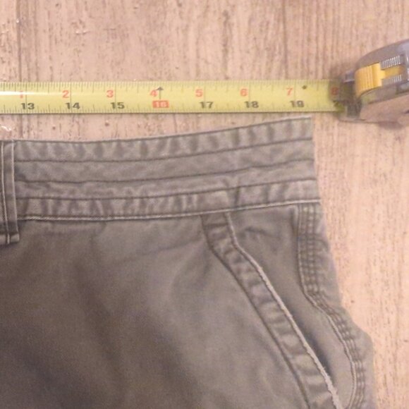 Ralph Lauren Mens 38 Green-Gray Cargo Shorts Vintage Nonstretch - Picture 4 of 11